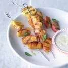 BBQ Apple Kebabs with Ginger Yoghurt Dip Recipe: Cook Vegetarian Magazine