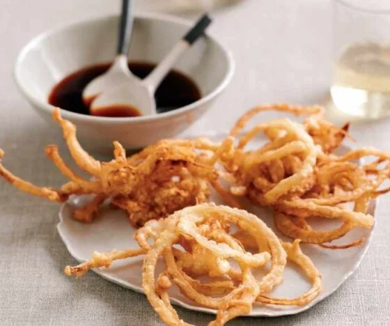 Fried Onions with Ponzu Sauce Recipe