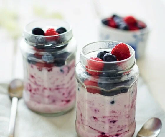 Iced Blackcurrant Mousse Recipe