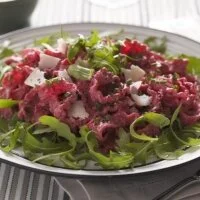 Reginette Pasta with Beetroot and Sour Cream Sauce Recipe