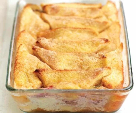 Strawberry Bread and Butter Pudding Recipe