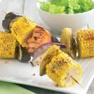 Sweetcorn Kebabs Recipe: Cook Vegetarian Magazine