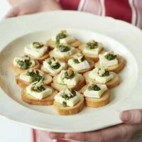 Sage Pesto and Pie d’Angloys Canapés Recipe
