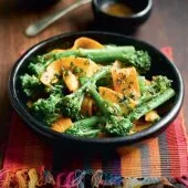 Indian-spiced Warm Broccoli and Carrot Salad Recipe: Cook Vegetarian Magazine