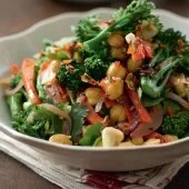 Warm Chickpea Salad Recipe: Cook Vegetarian Magazine