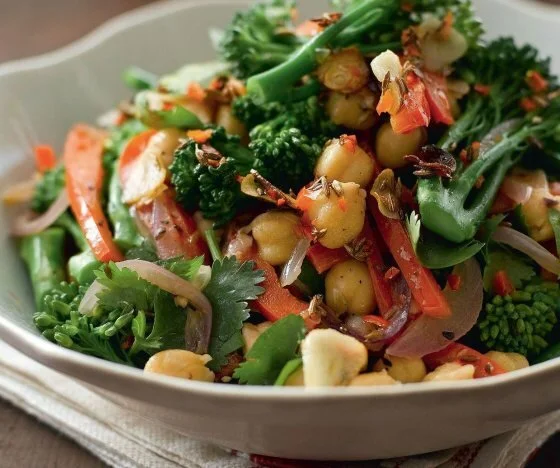 Warm Chickpea Salad Recipe