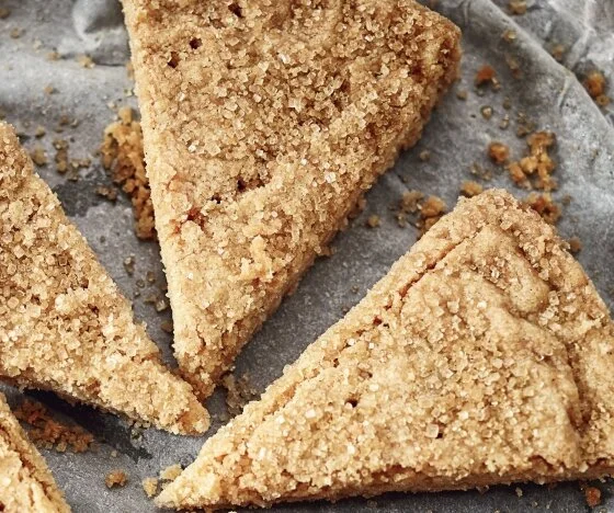 Brown-sugared Vanilla Shortbread Recipe