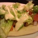 Spiced Potato and Curried Yogurt Flatbread! Recipe: Cook Vegetarian Magazine