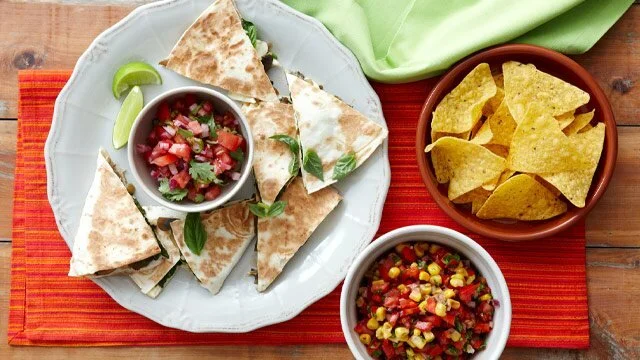 Cheese & Mushroom Quesadilla Recipe: Cook Vegetarian Magazine