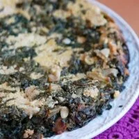 Tofu Frittata with Curly Kale Recipe