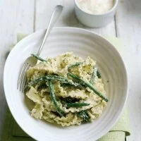 Pappardelle with Green Beans in a Cream, Herb and Lemon sauce Recipe