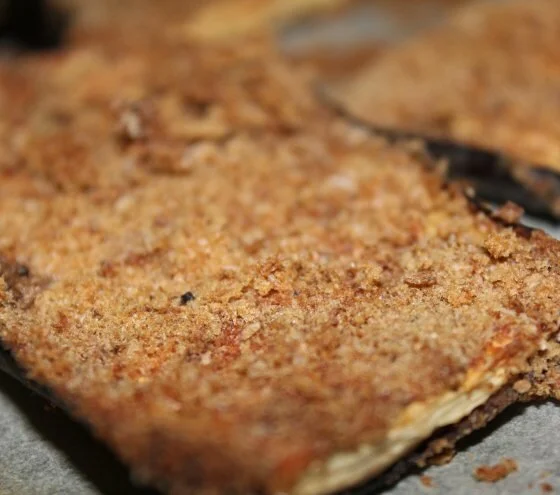 Breaded Eggplant! Recipe: Cook Vegetarian Magazine