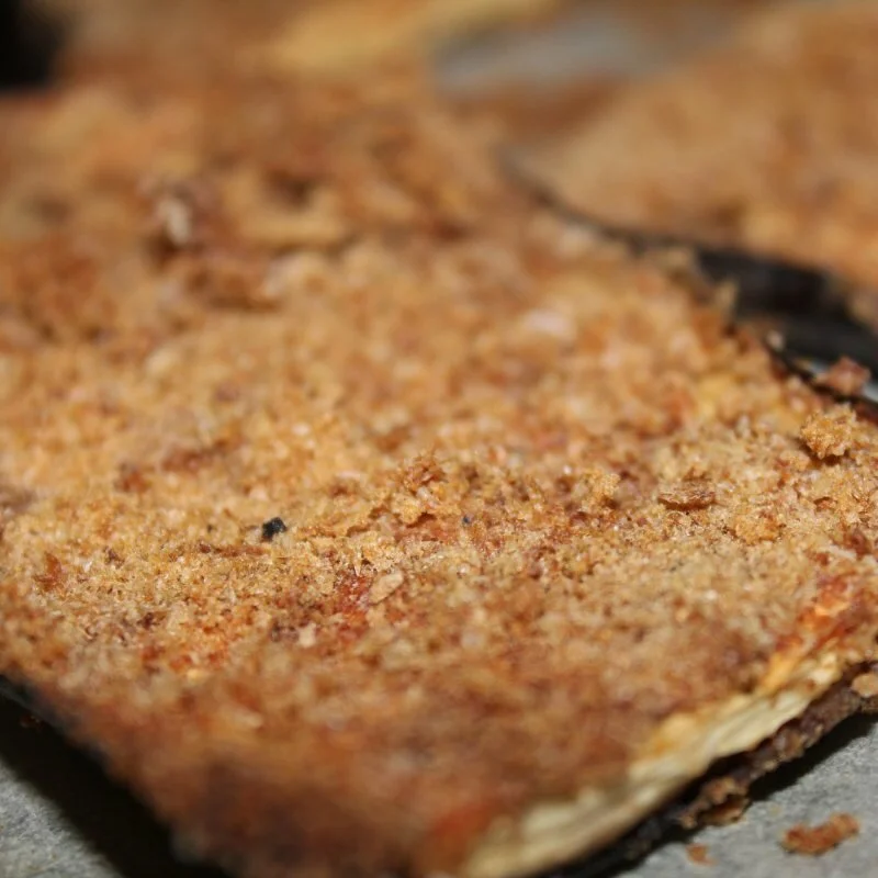Breaded Eggplant! Recipe: Cook Vegetarian Magazine