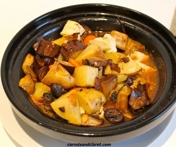 Aubergine, Potato and Tofu Casserole Recipe