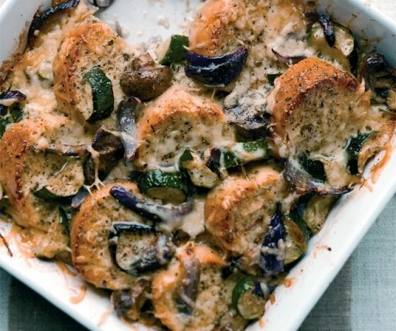 Eggy Bread and Vegetable Cobbler Recipe