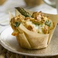 British Asparagus and Cheese Brunch Muffins Recipe