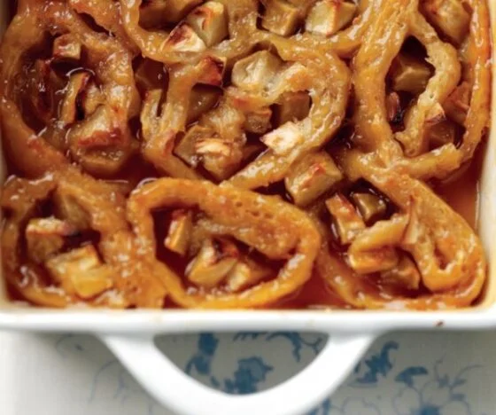 Baked Bramley and Treacle Roly Poly Recipe