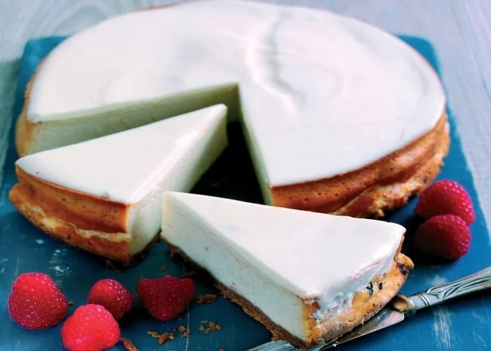 Baked Cheesecake with French Goat’s Cheese and Orange