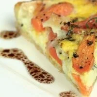 Chantenay, Thyme, Goat’s Cheese and Creme Fraiche Tarts Recipe