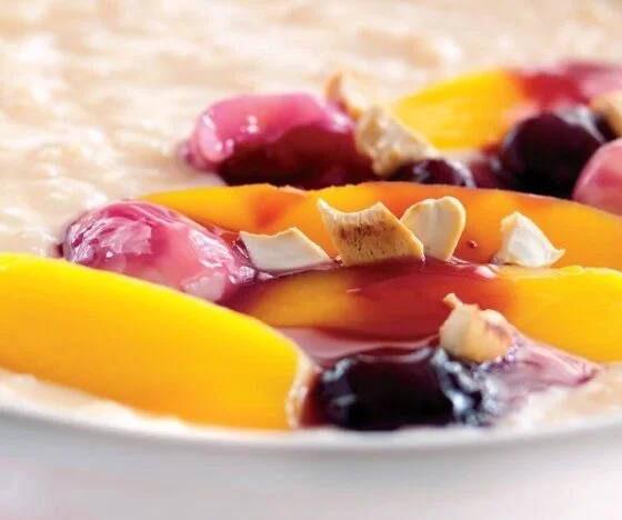 Coconut Rice Pudding with Exotic Fruits Recipe