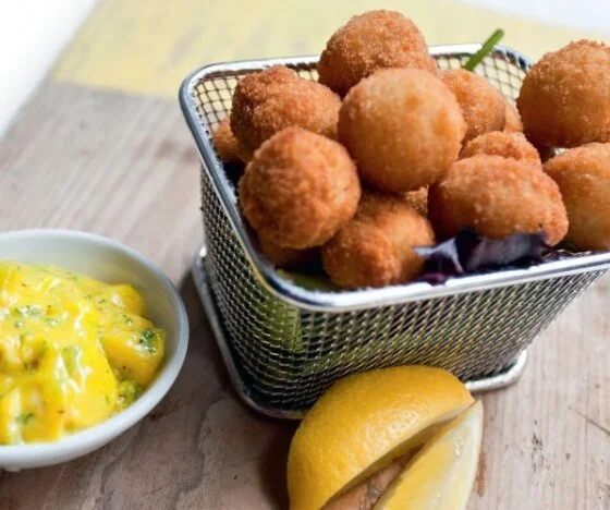 Deep-fried Mushrooms with Tarragon Mayonnaise Recipe