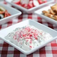 Greek-style Radish & Mint Dip Recipe