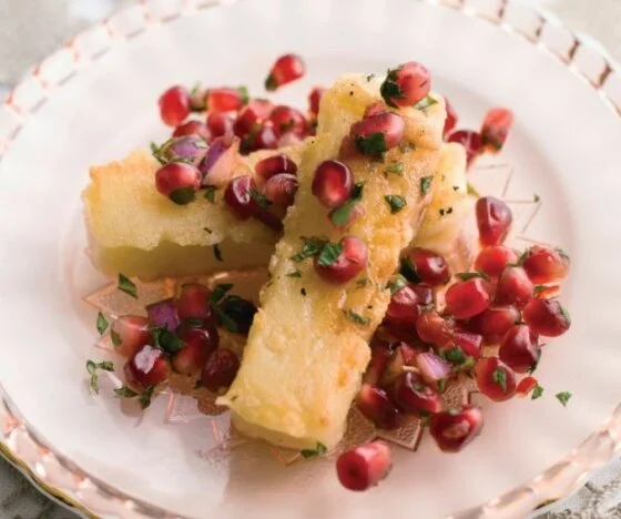 Griddled Halloumi with Pomegranate Salsa Recipe