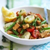 Italian Style Green Bean, Potato & Tomato Salad Recipe