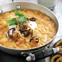 Lentil Dhal with Spiced Onions Recipe