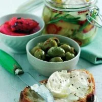 Marinated Goat’s Cheese Log Recipe