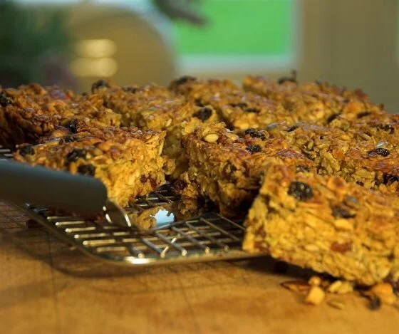 Nutty Flapjacks Recipe: Cook Vegetarian Magazine