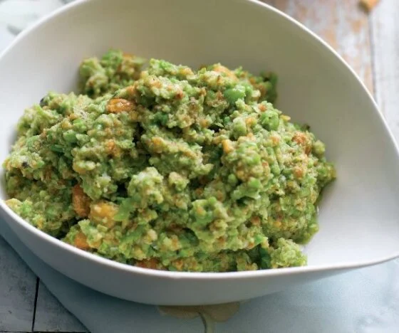 Pea, Pecorino and Hazelnut Pesto Dip Recipe