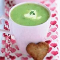 Pea and Roasted Garlic Soup Recipe