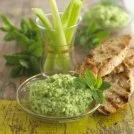 Pea and Mint Houmous Recipe: Cook Vegetarian Magazine