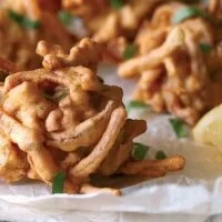 Pink Onion Fritters Recipe