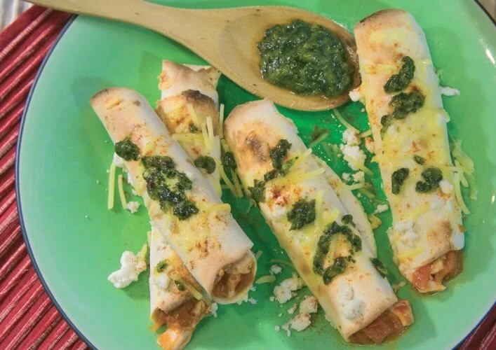 Quick and Firey Enchiladas Recipe: Cook Vegetarian Magazine