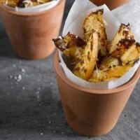 Roast Swede Wedges with Parmesan-style Cheese Recipe