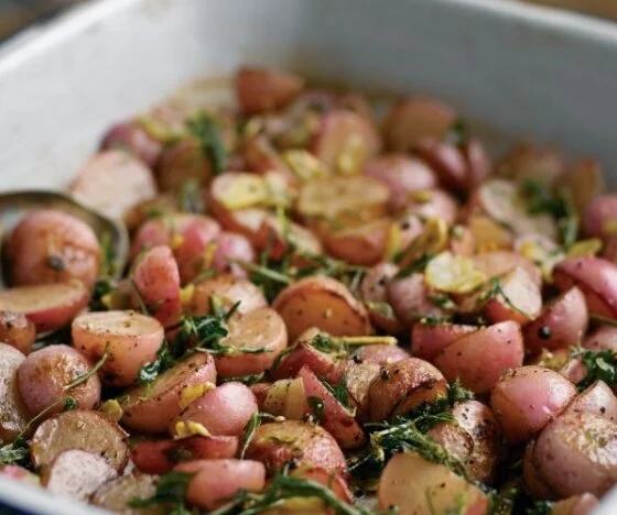 Roasted Radishes with Garlic and Rosemary Recipe