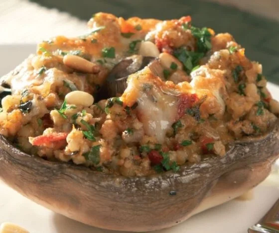 Scottish Stuffed Mushrooms Recipe