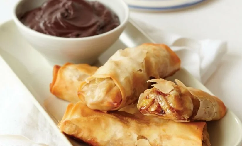 Banana Spring Rolls Recipe: Cook Vegetarian Magazine