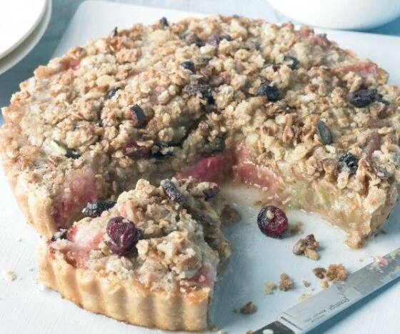 Simon Rimmer’s Rhubarb Crumble Pie Recipe