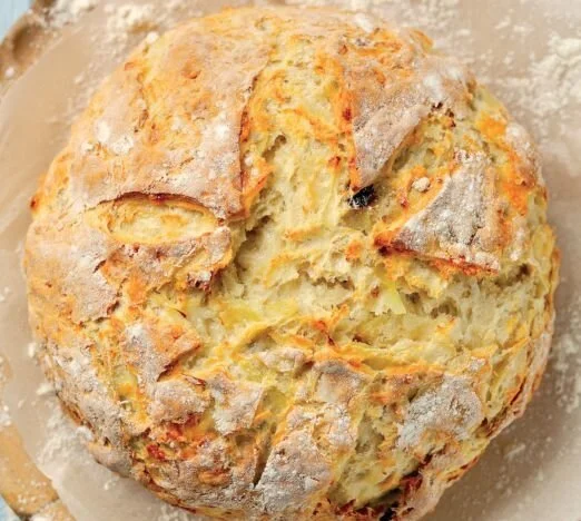 Onion and Cheese Soda Bread Recipe