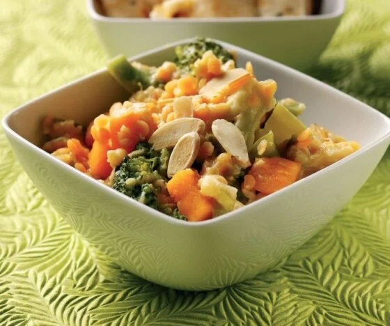 Spicy Vegetable and Coconut Dhal Recipe
