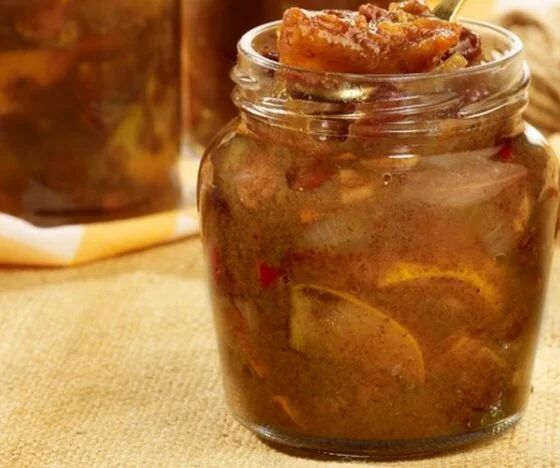 Spicy Persimmon Chutney Recipe