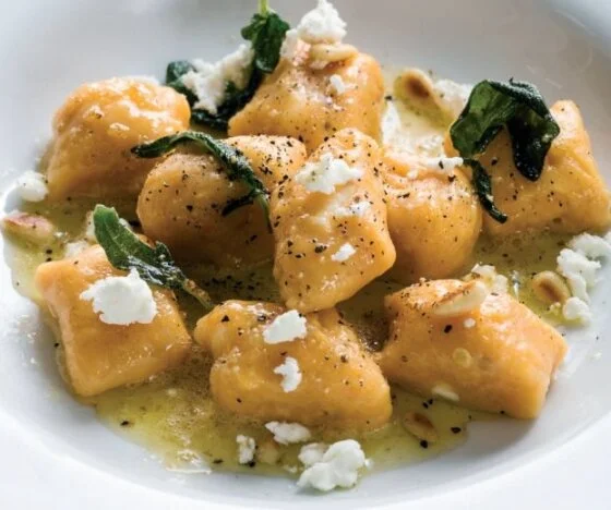 Sweet Potato and Smoked Greek Cheese Gnocchi Recipe