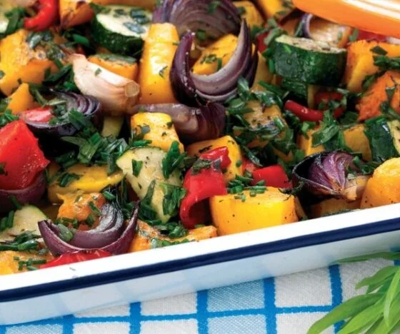 Tarragon and Lemon Roasted Vegetables Recipe