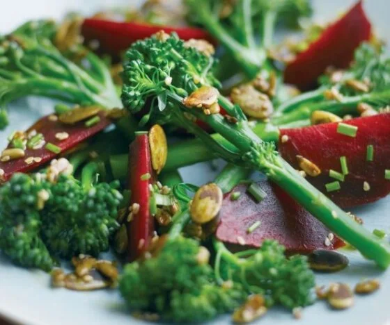 Tenderstem, Beetroot and Seed Salad Recipe