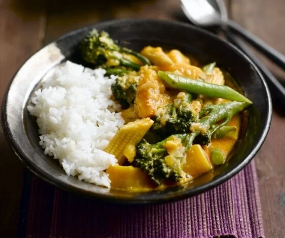 Thai Tenderstem and Pumpkin Red Curry Recipe