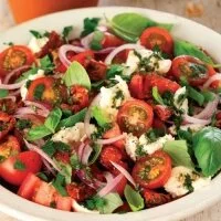 Three Tomato and Herb Salad Recipe