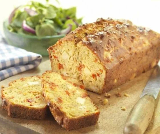 Savoury Tofu and Sun Blushed Tomato Cake Recipe